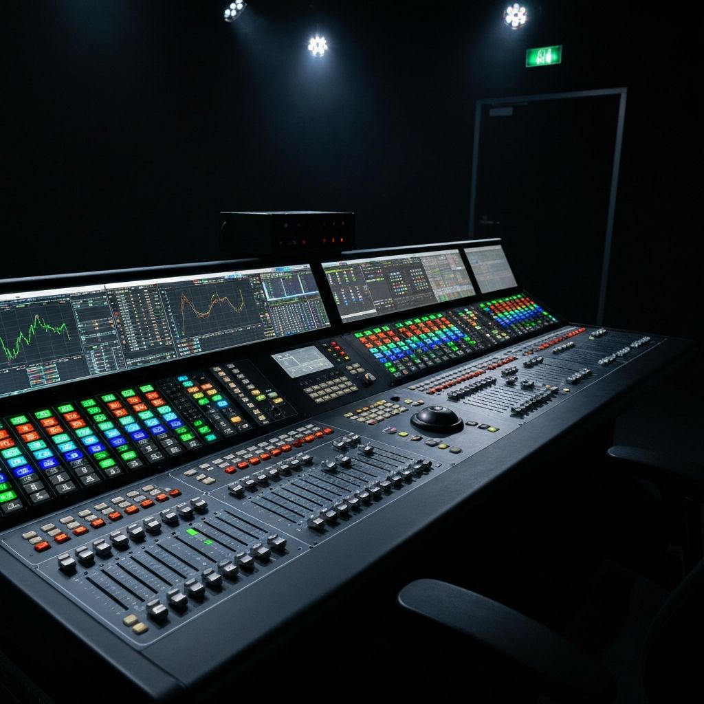 Lighting Console Control Room